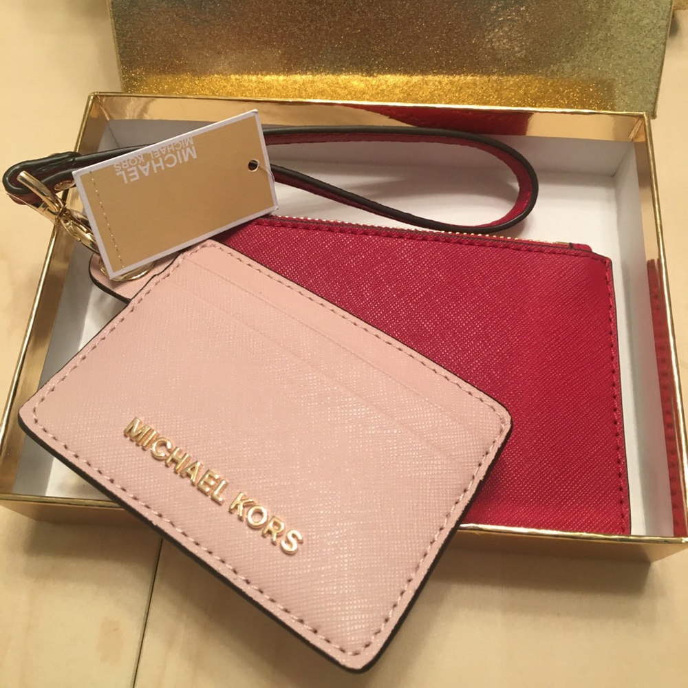 NWT Michael Kors Aspen Small Card Case Duo…